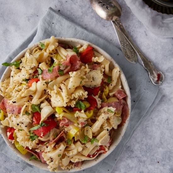 Antipasto Salad - Recipe photo by Barbara Curry