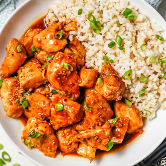Bourbon Chicken - Recipe photo by Family Food on the Table