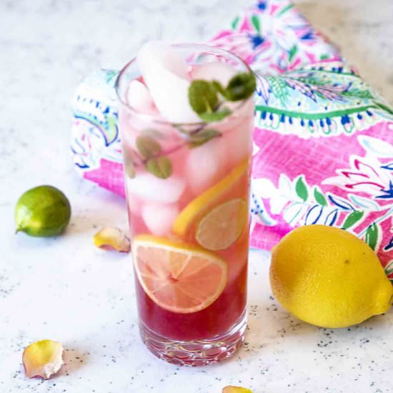 Hibiscus Lemonade - Recipe photo by iwilkerson