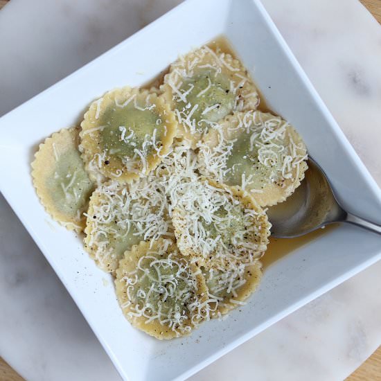 Spinach and Cheese Ravioli - Recipe photo by glutenfreealchemist