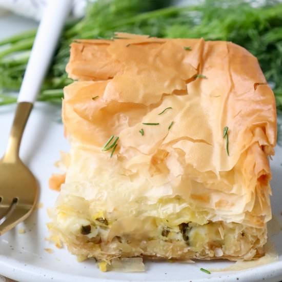 Greek Zucchini Pie - Recipe photo by Whitney Bond