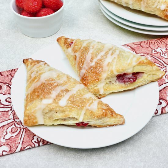 Raspberry Turnovers - Recipe photo by anothertablespoon