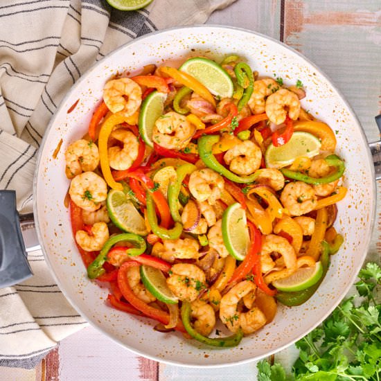 Shrimp Fajitas Recipe - Recipe photo by lowcarbspark