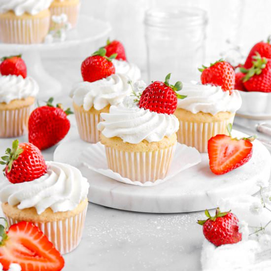 Strawberry Shortcake Cupcakes - Recipe photo by bakerstable