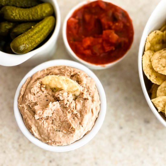 Spicy Bean Dip - Recipe photo by Lisa G Cooks