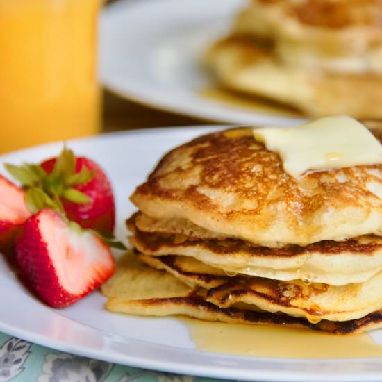 Perfect Buttermilk Pancakes for Two - Recipe photo by lanebakery