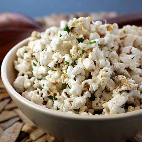 Caesar salad popcorn - Recipe photo by Food Gal