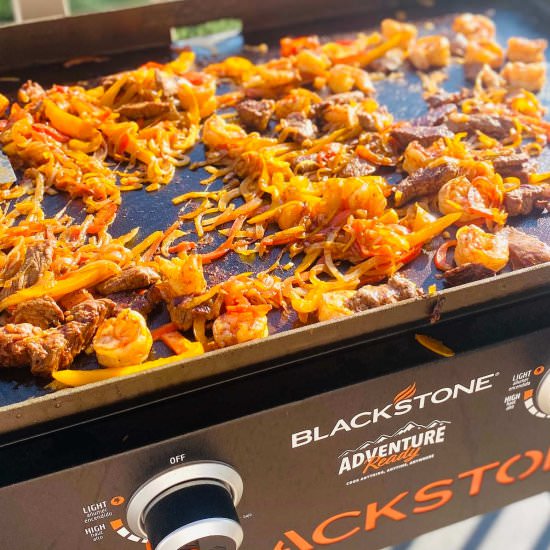 Blackstone Fajitas - Recipe photo by AubreysKitchen