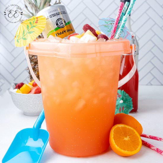 Beach Bucket Cocktail - Recipe photo by emilyenchanted