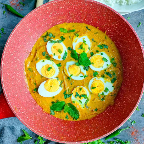 Easy Egg Kurma (Spicy Egg Curry) - Recipe photo by Sheeba@gohealthy