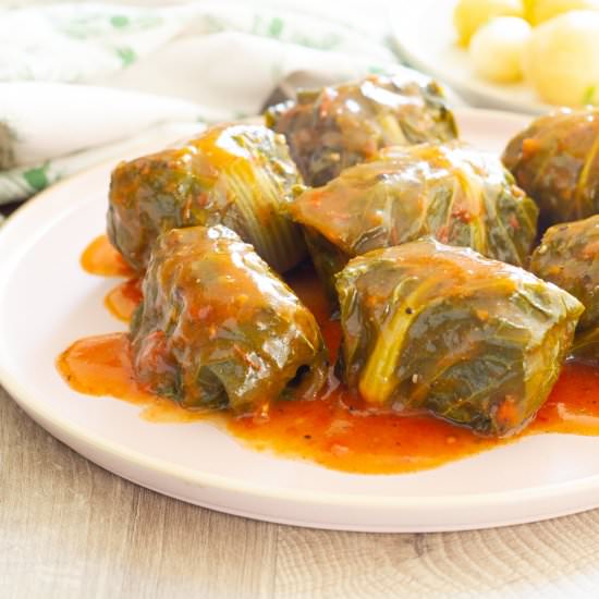Chinese cabbage rolls - Recipe photo by mecooks.com