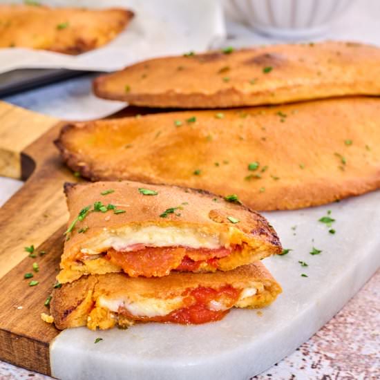 Easy Keto Calzone for Pizza Lovers - Recipe photo by lowcarbspark