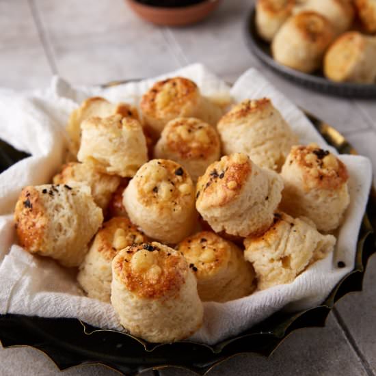 Parmesan Biscuits - Recipe photo by Barbara Curry