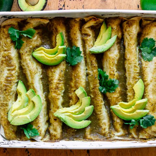 Zucchini Enchiladas - Recipe photo by forkintheroad