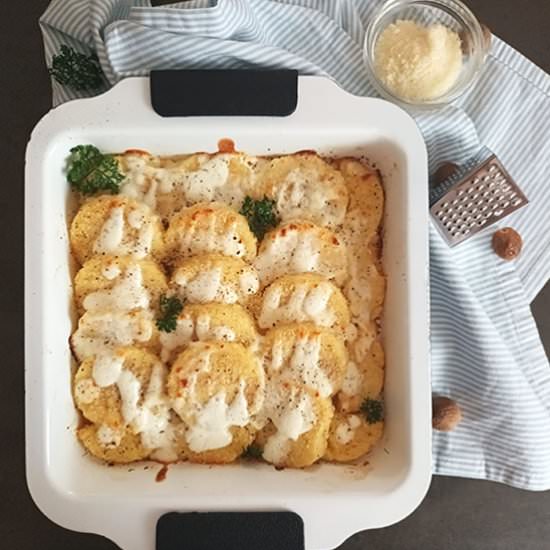 Gnocchi alla Romana ( Roman Semolin - Recipe photo by 2pots2cook