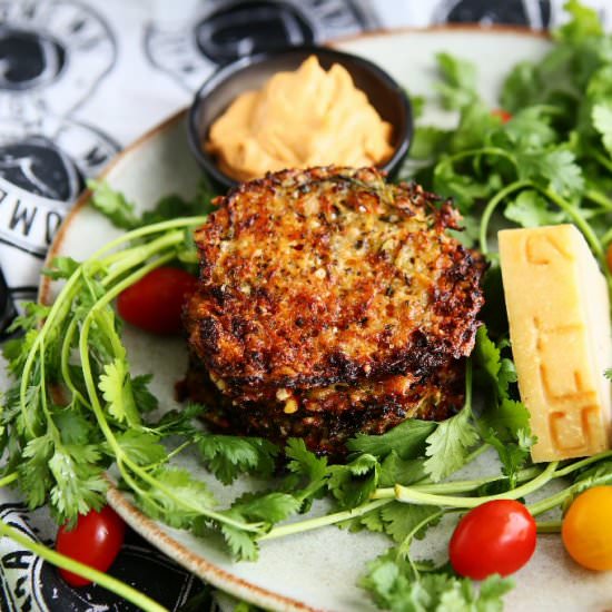 Zucchini Parmesan Crisps - Recipe photo by angiesrecipes