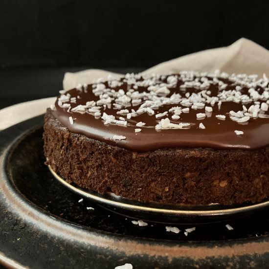 Spelt Coconut Chocolate Cake - Recipe photo by thespeltkitchen