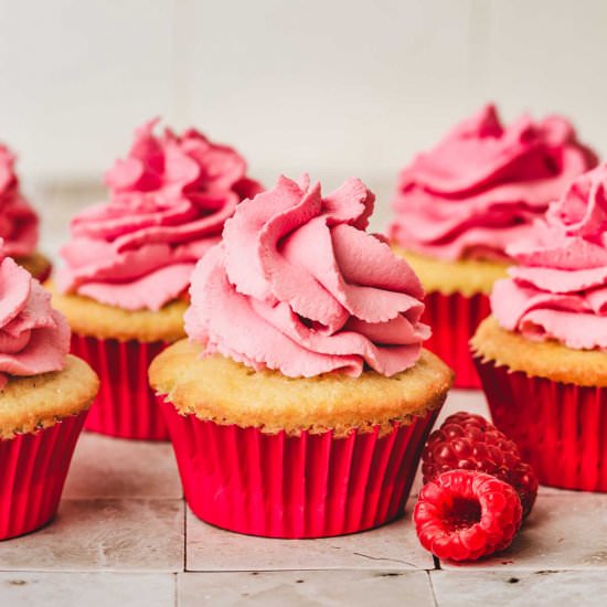 Raspberry Whipped Cream - Recipe photo by Sweetly Cakes