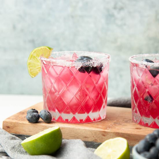 Blueberry Margarita - Recipe photo by wholefully