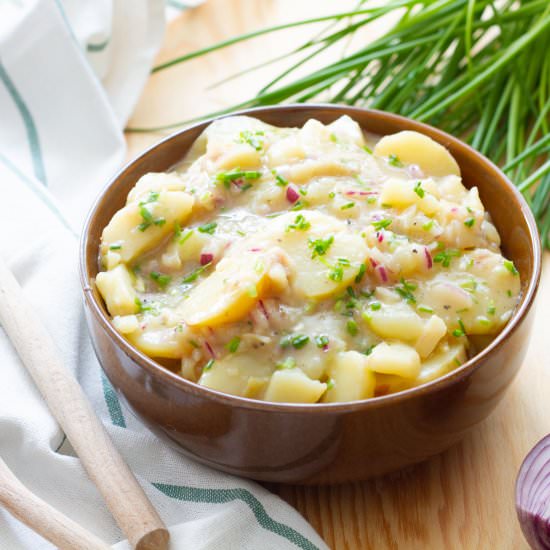 Austrian potato salad - Recipe photo by mecooks.com