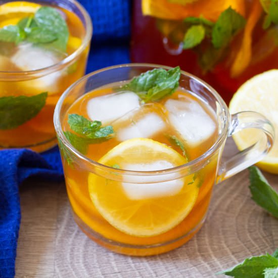 Iced tea - Recipe photo by mecooks.com