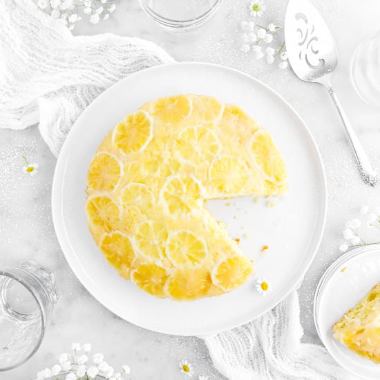 Meyer Lemon Upside Down Cake - Recipe photo by bakerstable