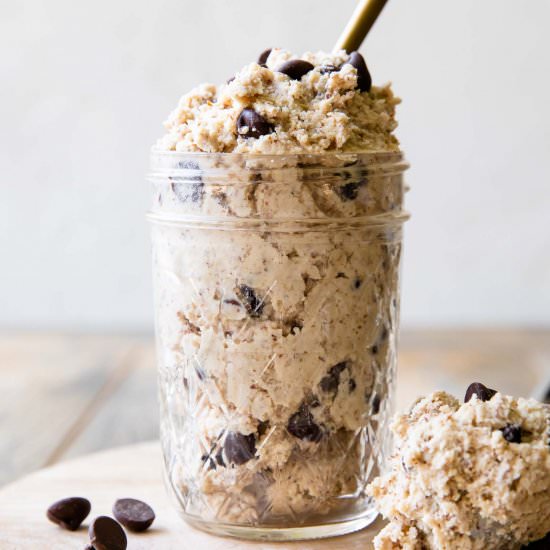 Protein Cookie Dough - Recipe photo by Jar Of Lemons