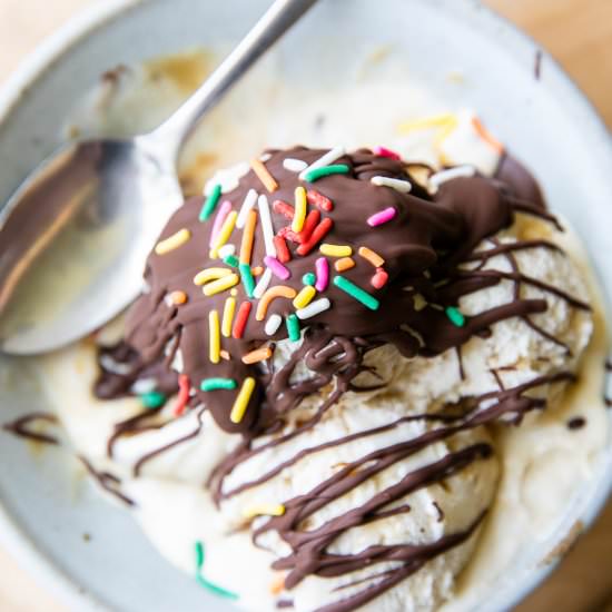 2 Ingredient Magic Shell Recipe - Recipe photo by Jar Of Lemons