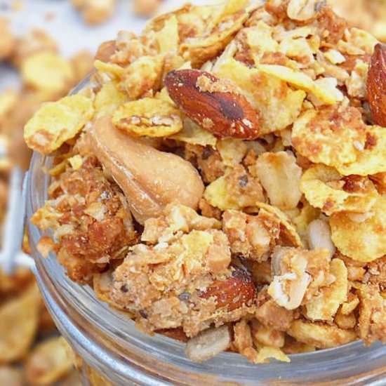 Peanut Butter Granola - Recipe photo by thespeltkitchen