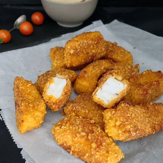 Crispy Dorito Fish Nuggets - Recipe photo by thespeltkitchen