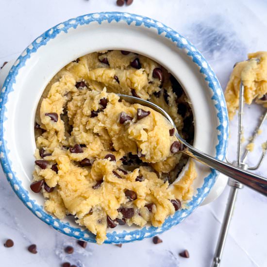 Edible Cookie Dough (Easy!) - Recipe photo by Tastefully Grace