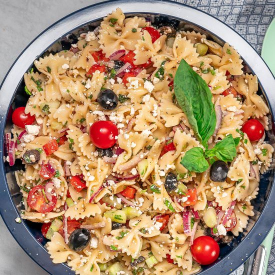 Bow Tie Pasta Salad - Recipe photo by KeyToMyLime