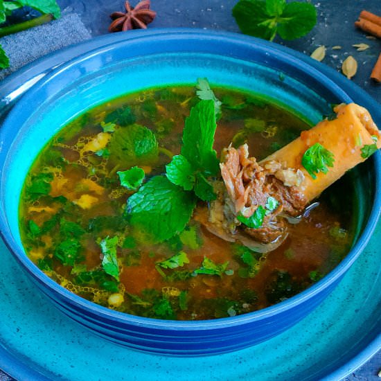 Indian Mutton Soup - Recipe photo by Sheeba@gohealthy