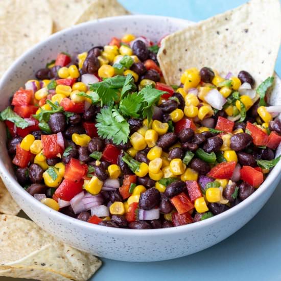 Black Bean and Corn Salsa - Recipe photo by Chef Molly