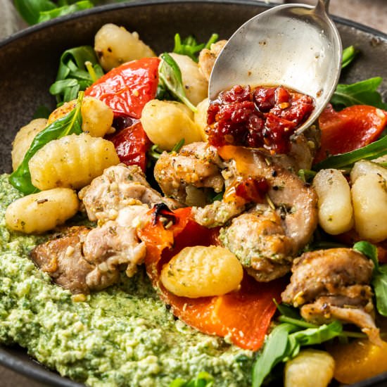 Italian Chicken Tray Bake - Recipe photo by sugarsaltmagic