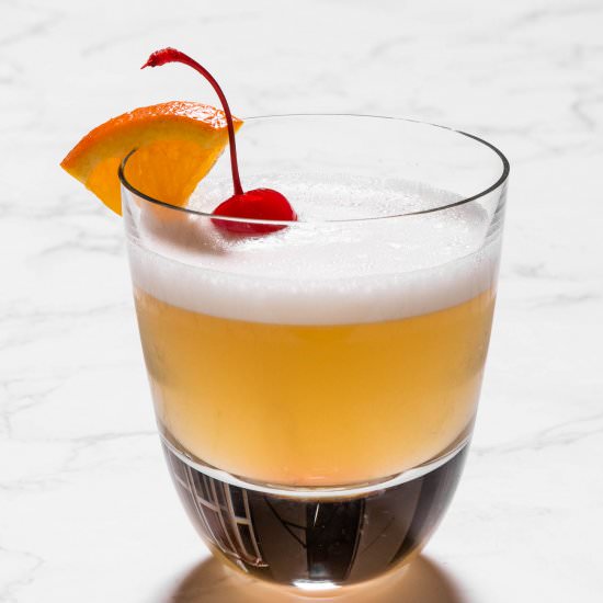 The Best Bourbon Sour - Recipe photo by The Endless Meal