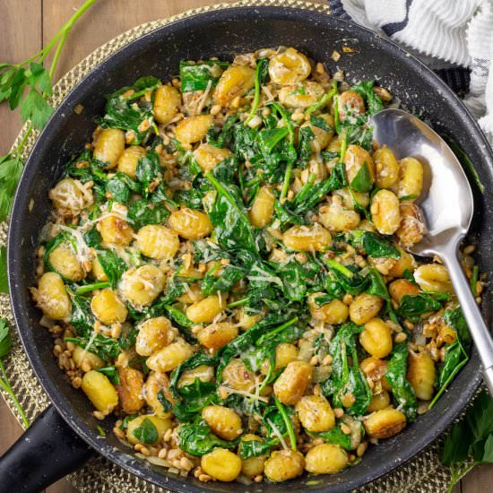 Pan Fried Lemon Gnocchi - Recipe photo by icingonthesteak