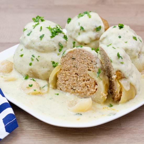 Stuffed kohlrabi - Recipe photo by mecooks.com