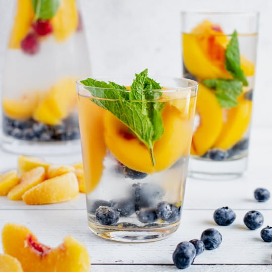 Peach Water - Recipe photo by fitandfull