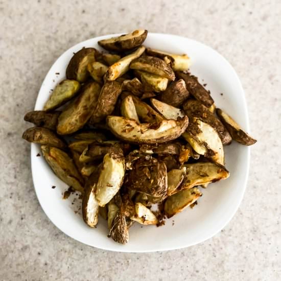 T-Fal Actifry Potato Wedges - Recipe photo by Lisa G Cooks