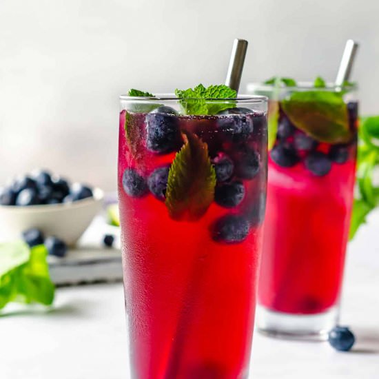 Easy Summer Blueberry Refresher - Recipe photo by allweeat