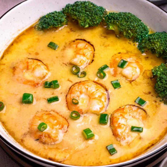 Chinese steamed eggs and tofu - Recipe photo by cookingwithlei
