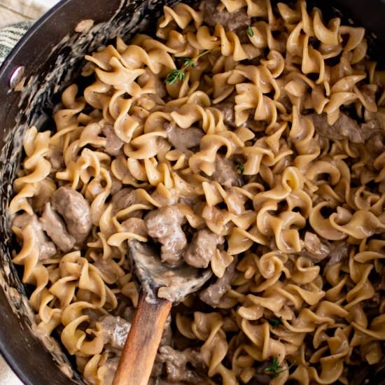 Beef and Noodles - Recipe photo by theforkedspoon