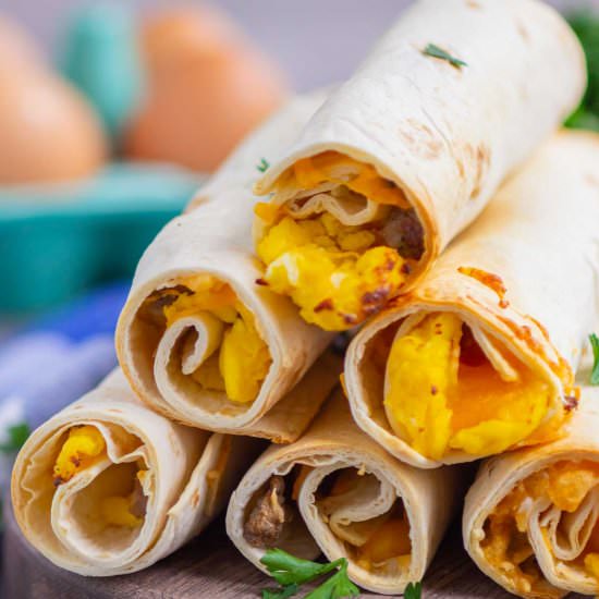 Air Fryer Breakfast Taquitos - Recipe photo by pumpkinnspice