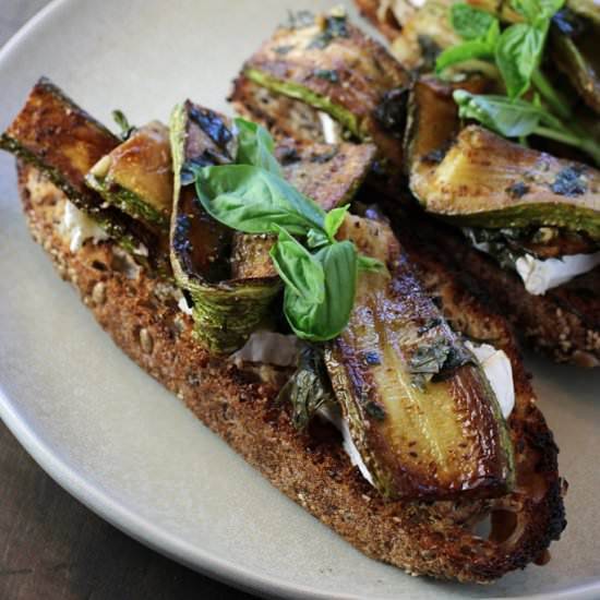 Silky marinated zucchini - Recipe photo by Food Gal