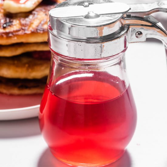 Raspberry Simple Syrup - Recipe photo by The Endless Meal