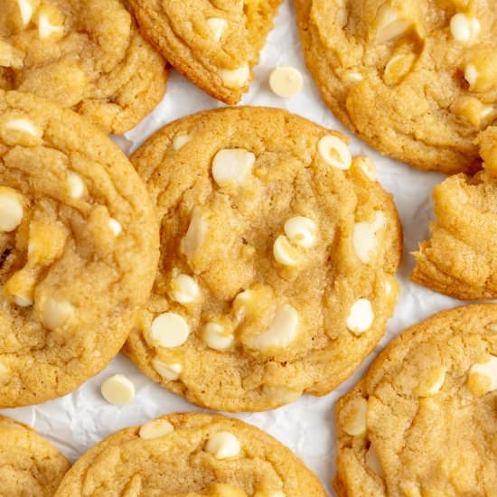 White Chocolate Macadamia Cookies - Recipe photo by marshasbakingaddiction