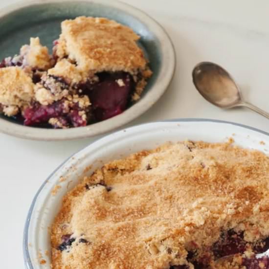 Blueberry and Apple Crumble - Recipe photo by theSimplerKitchen