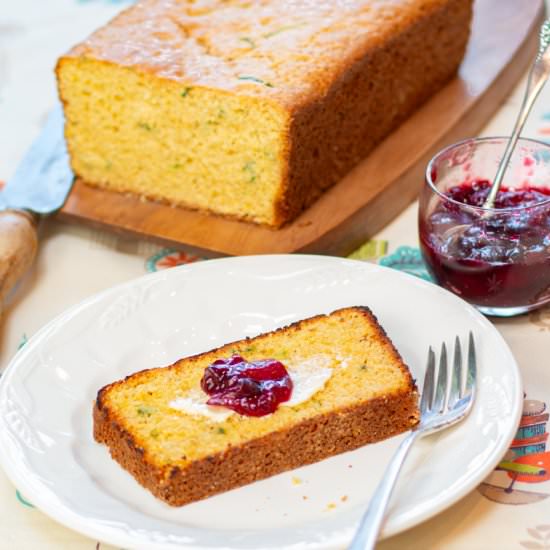 Cornbread Loaf with Jalapeño - Recipe photo by a zest for life