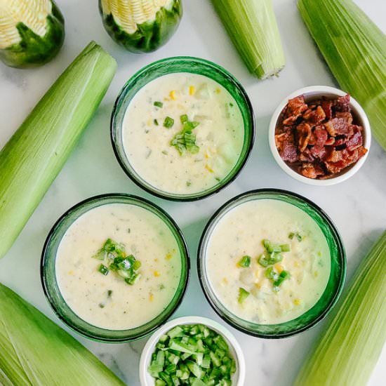 Spicy Corn Chowder - Recipe photo by House of Elyn Ryn